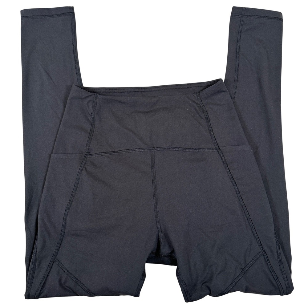 THINX Women's Black Leggings Moderate Activewear high rise‎ gym